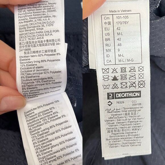 Quechua Fast Hiking 900 Ultra light 99gr Shorts breathable quick dry size US M-L - Picture 8 of 8